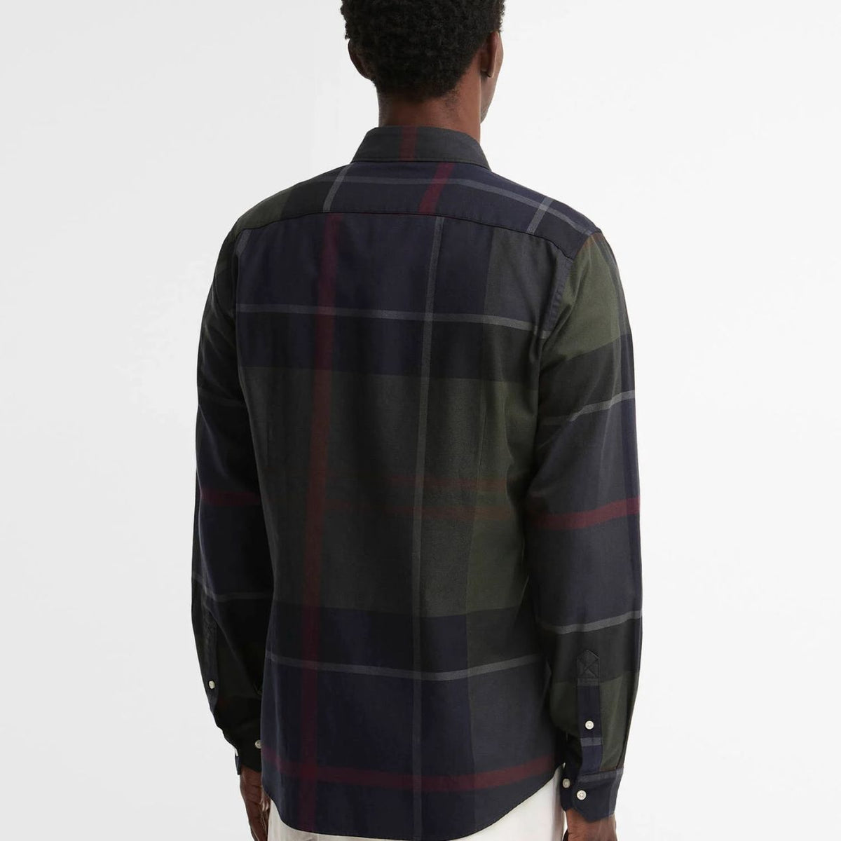Barbour Dunoon Tartan Tailored Hemd Marine/Dunkelgrün