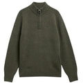 Barbour Newtown Half-Zip-Pullover Dunkelgrün