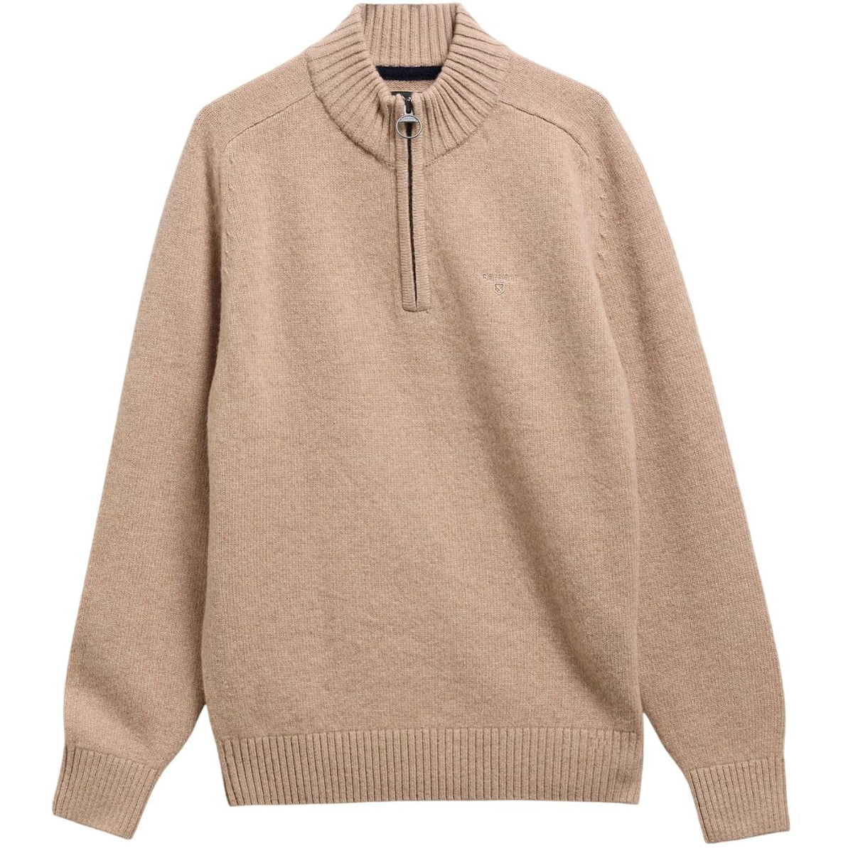 Barbour Newtown Half-Zip-Pullover Grau