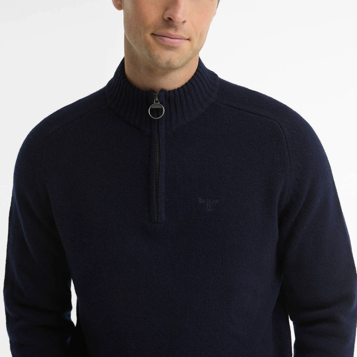 Barbour Newtown Half-Zip-Pullover Marine