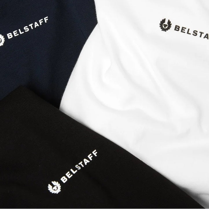 Belstaff 3-Pack T-shirt Weiß/Schwarz/Marine
