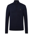 Belstaff Colden Merino Quarter Zip Pullover Marine