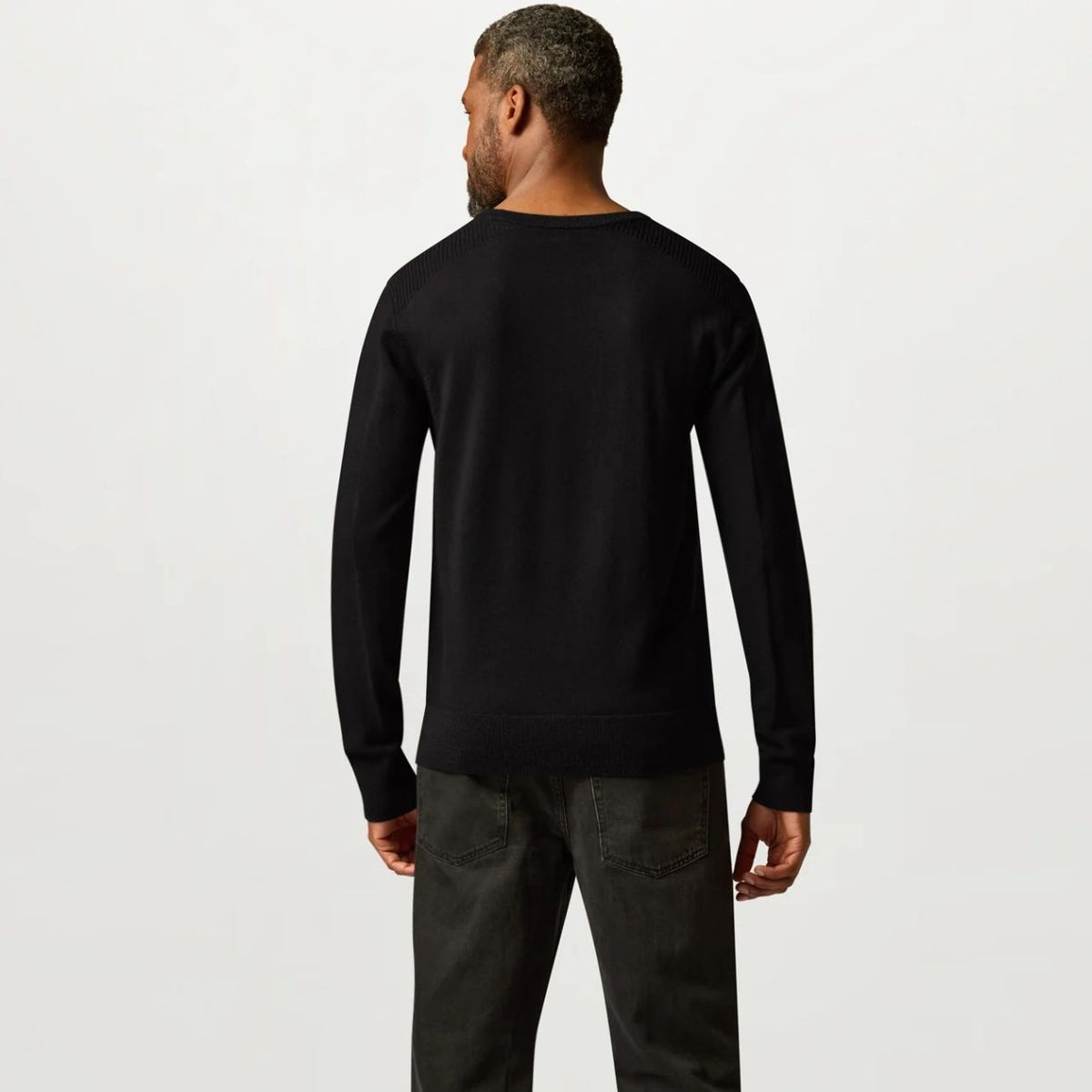Belstaff Colden Merino Pullover Schwarz
