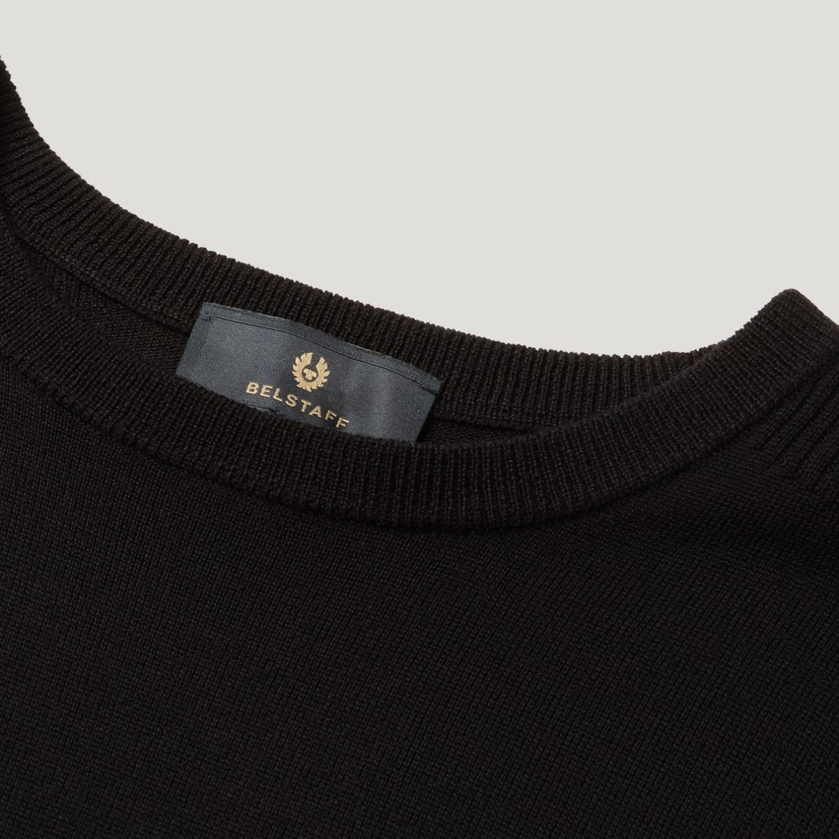 Belstaff Colden Merino Pullover Schwarz