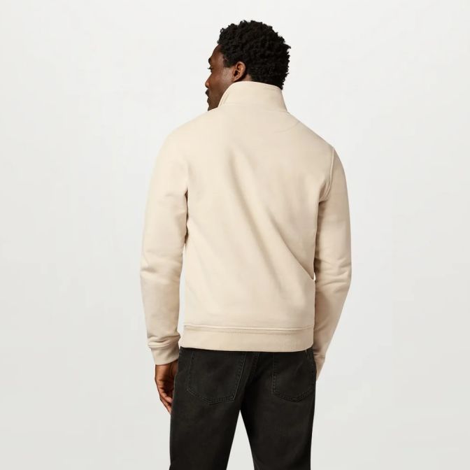 Belstaff Quarter Zip Pullover Beige