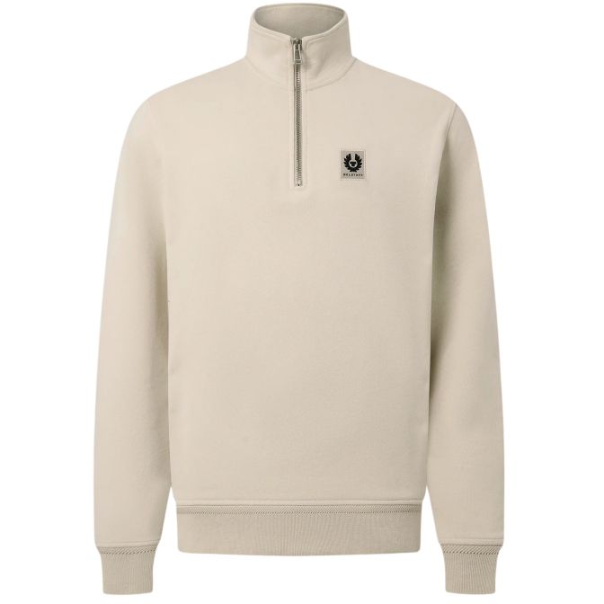 Belstaff Quarter Zip Pullover Beige