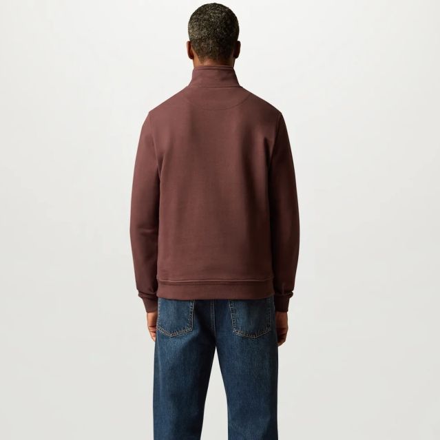 Belstaff Quarter Zip Pullover Bordeaux