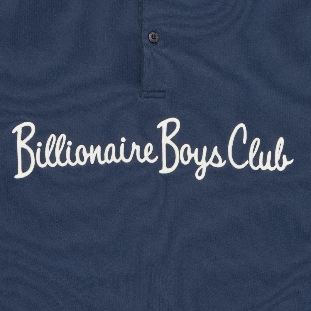 Billionaire Boys Club Signature Collared Pullover Marine
