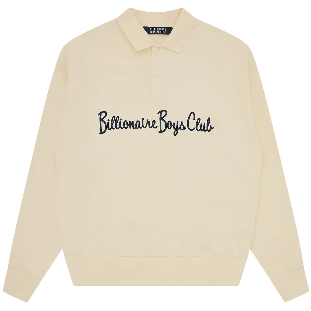 Billionaire Boys Club Signature Polo-Pullover Offwhite