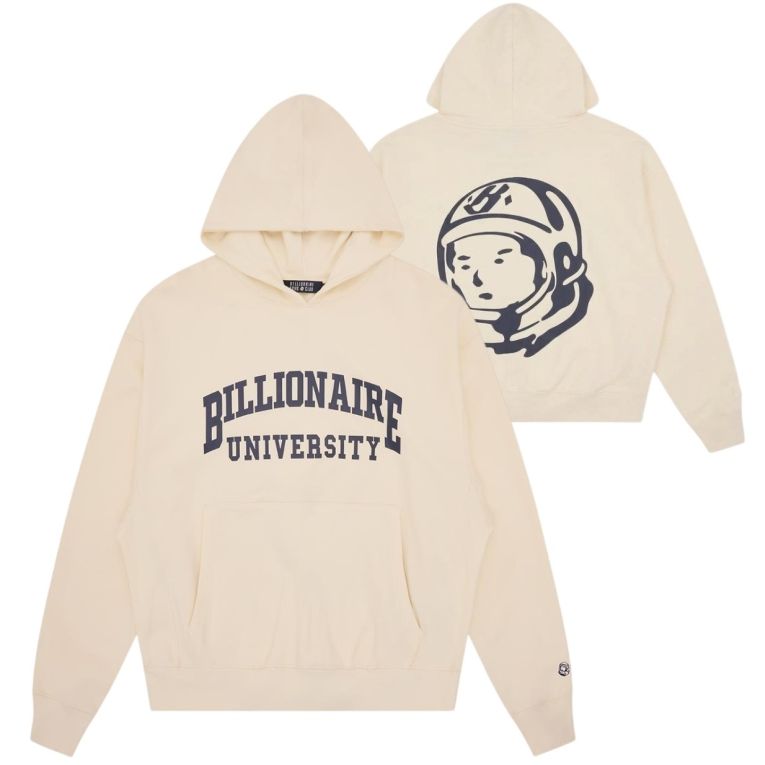 Billionaire Boys Club University Kapuzenpullover Offwhite