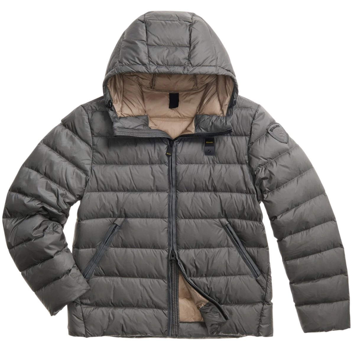 Blauer Acton Jacke Grau