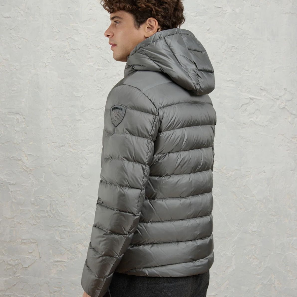 Blauer Acton Jacke Grau