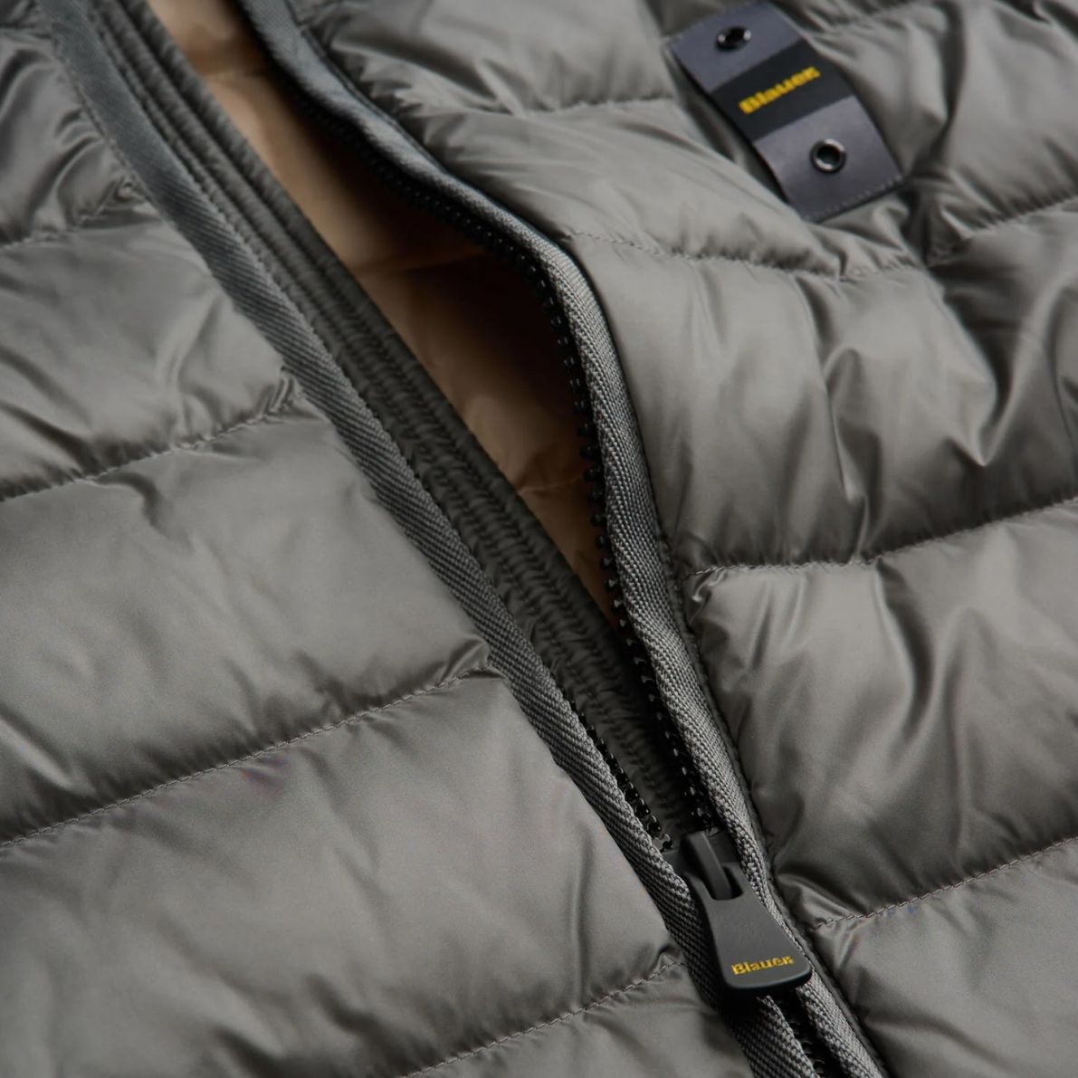 Blauer Acton Jacke Grau