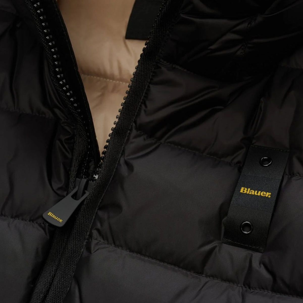 Blauer Acton Jacke Schwarz