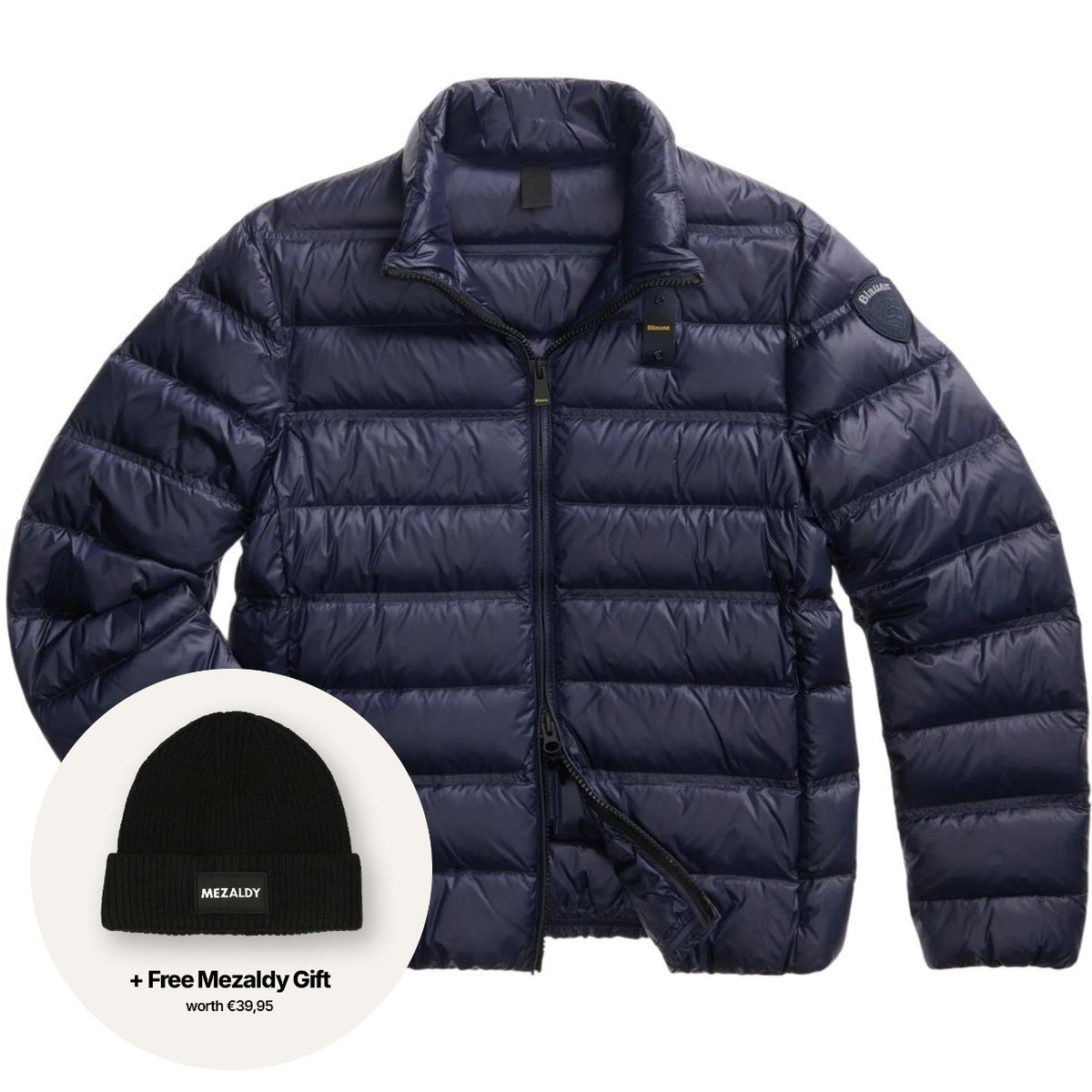 Blauer Belmont Puffer Marine