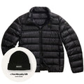 Blauer Belmont Puffer Schwarz