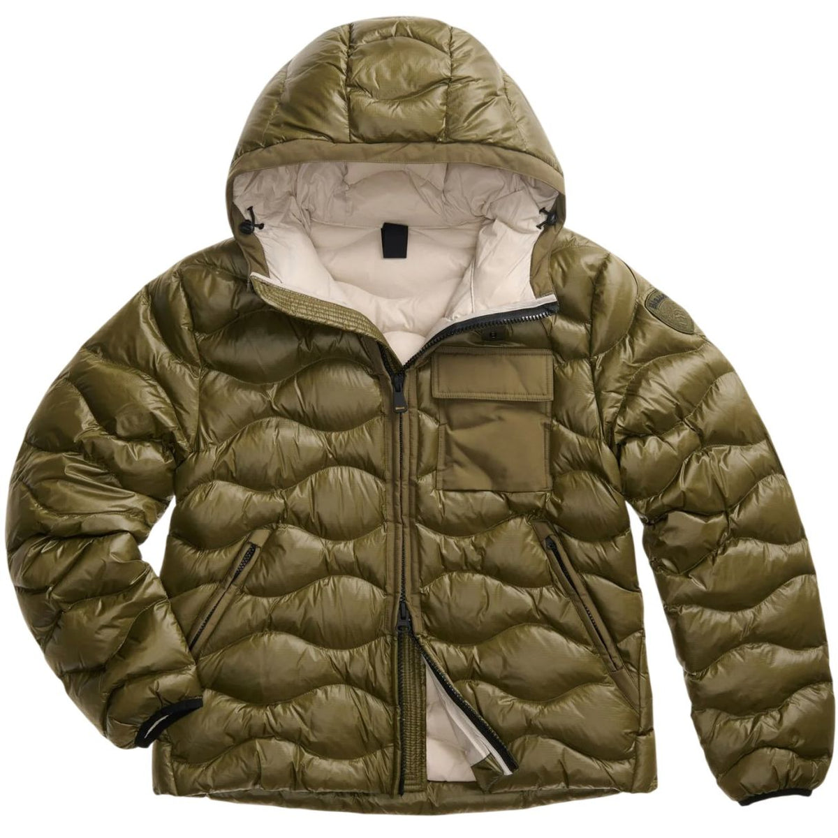 Blauer Bryant Jacke Dunkelgrün