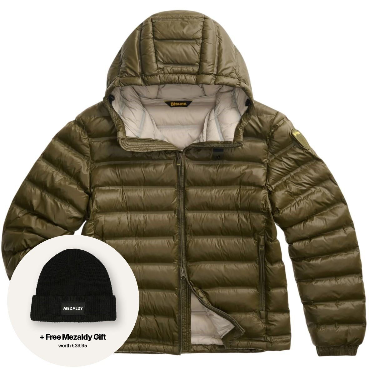 Blauer Charles Jacke Dunkelgrün