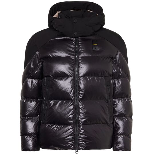 Blauer Kiernan Jacke Schwarz