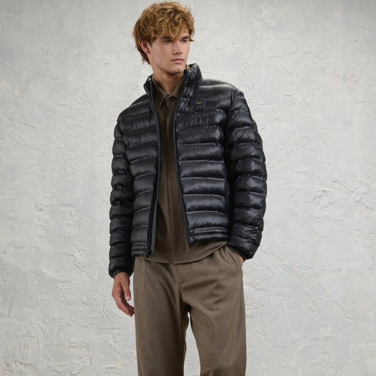 Blauer Sewall Jacke Schwarz