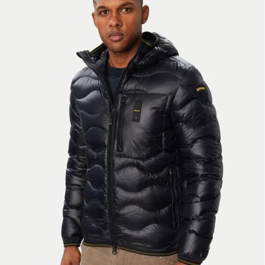 Blauer Wave Puffer Marine