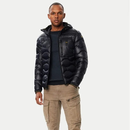 Blauer Wave Puffer Marine