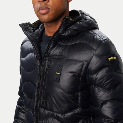 Blauer Wave Puffer Marine