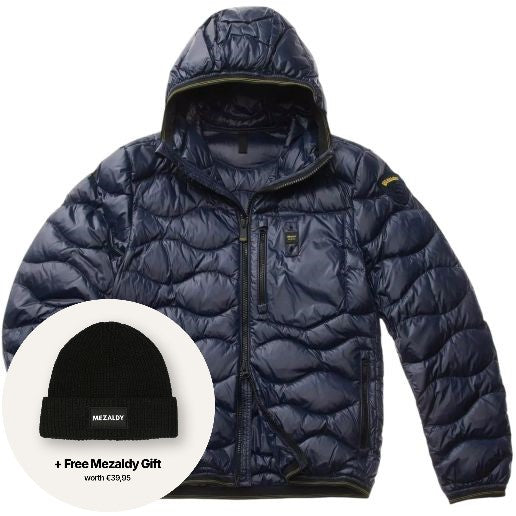 Blauer Wave Puffer Marine