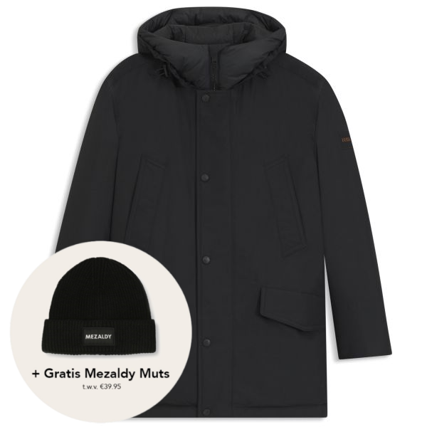 Boss Osiass Parka Zwart