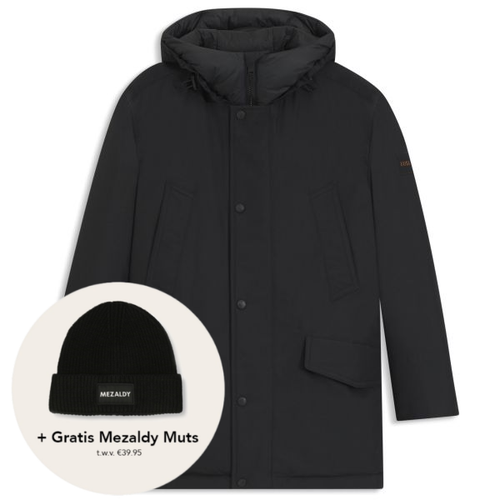 Boss Osiass Parka Zwart