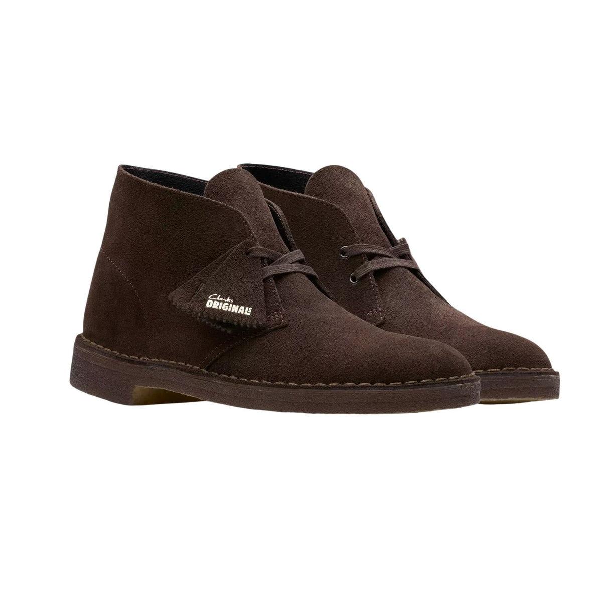 Clarks Suede Desert Boot Braun