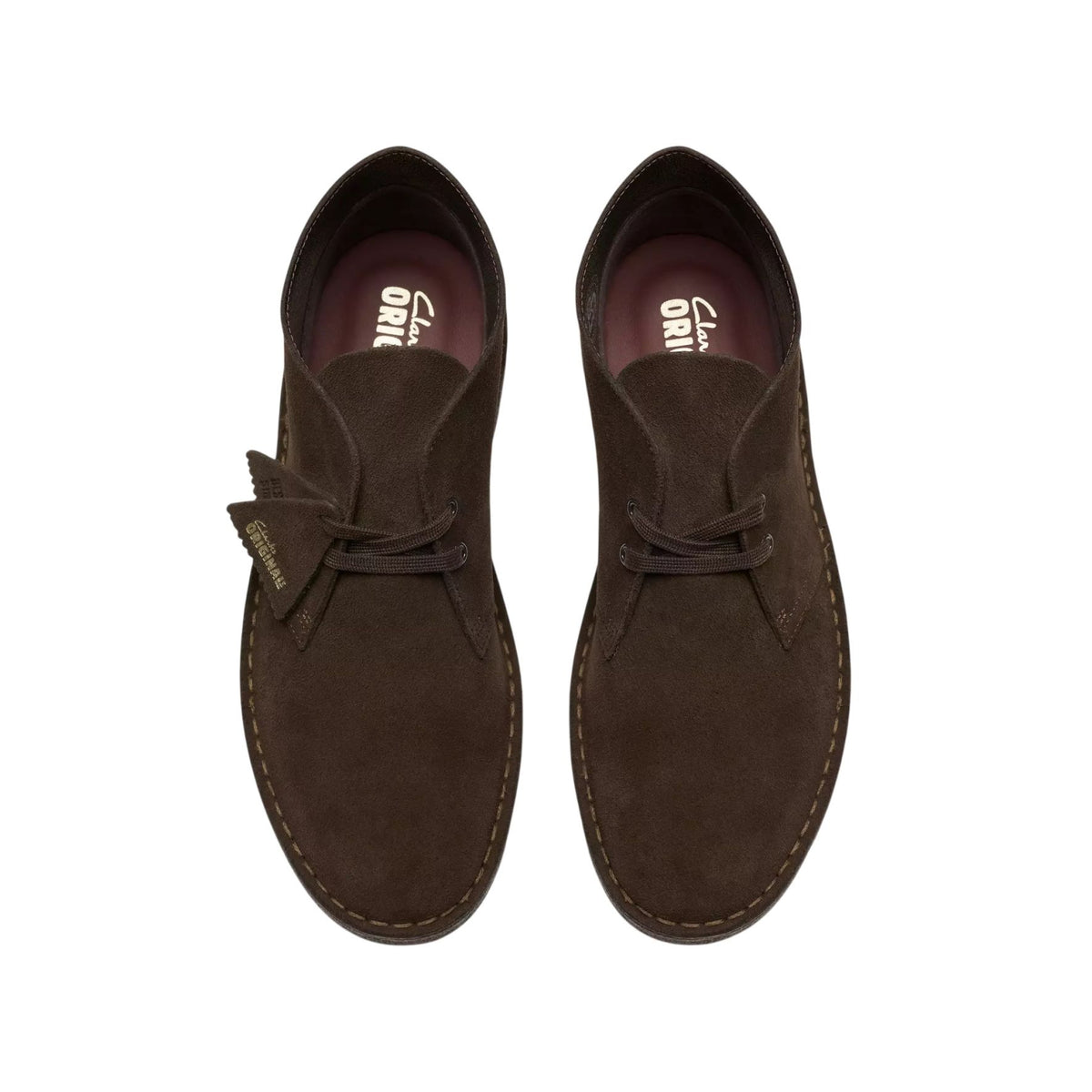 Clarks Suede Desert Boot Braun