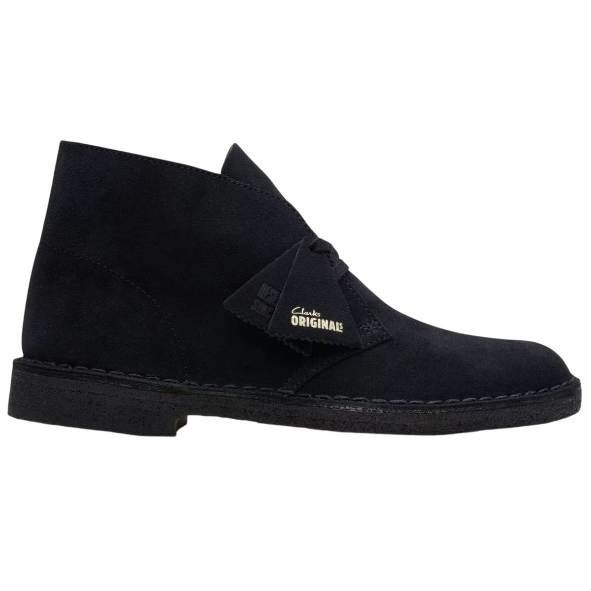 Clarks Suede Desert Boot Schwarz
