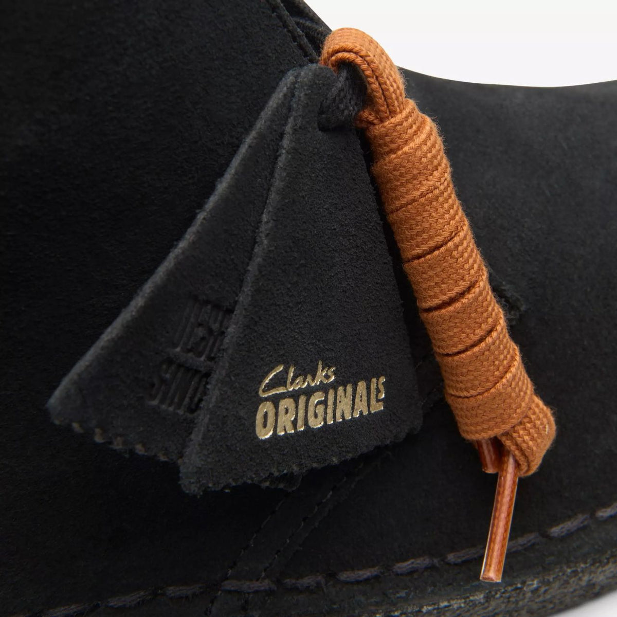 Clarks Suede Desert Boot Schwarz