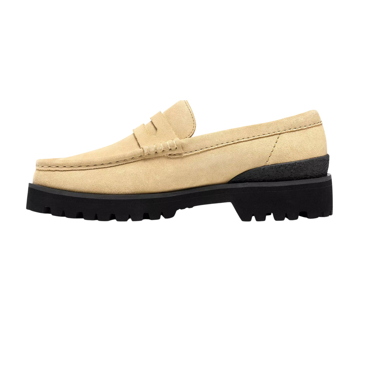 Clarks Yukoner Penny Loafers Beige