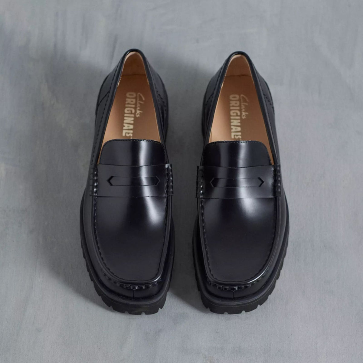 Clarks Yukoner Penny Loafers Schwarz
