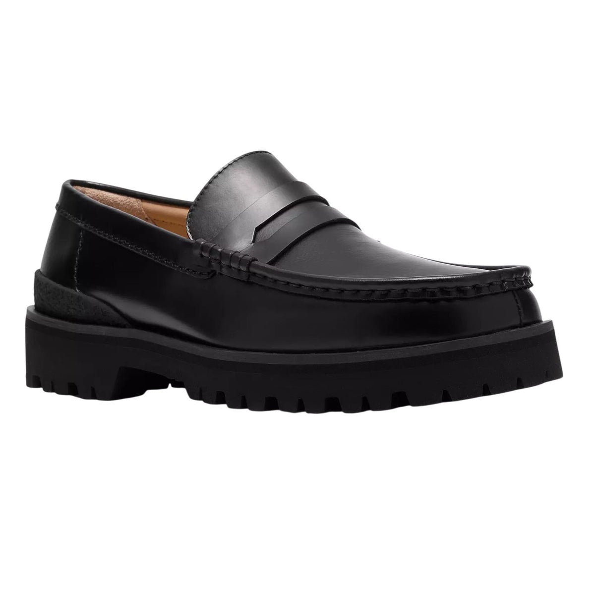 Clarks Yukoner Penny Loafers Schwarz