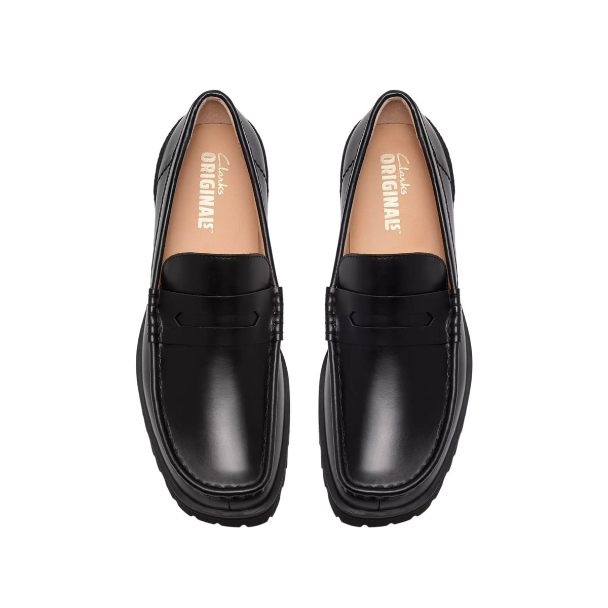 Clarks Yukoner Penny Loafers Schwarz