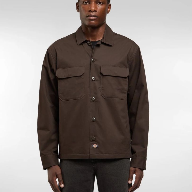 Dickies 247 Shacket Hemd Braun