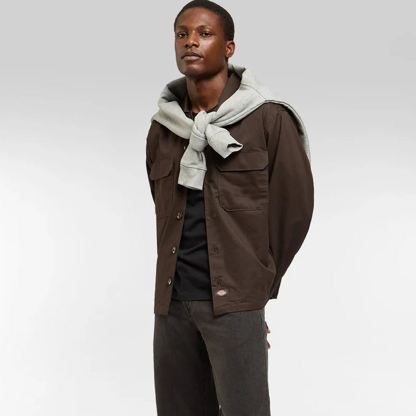Dickies 247 Shacket Hemd Braun