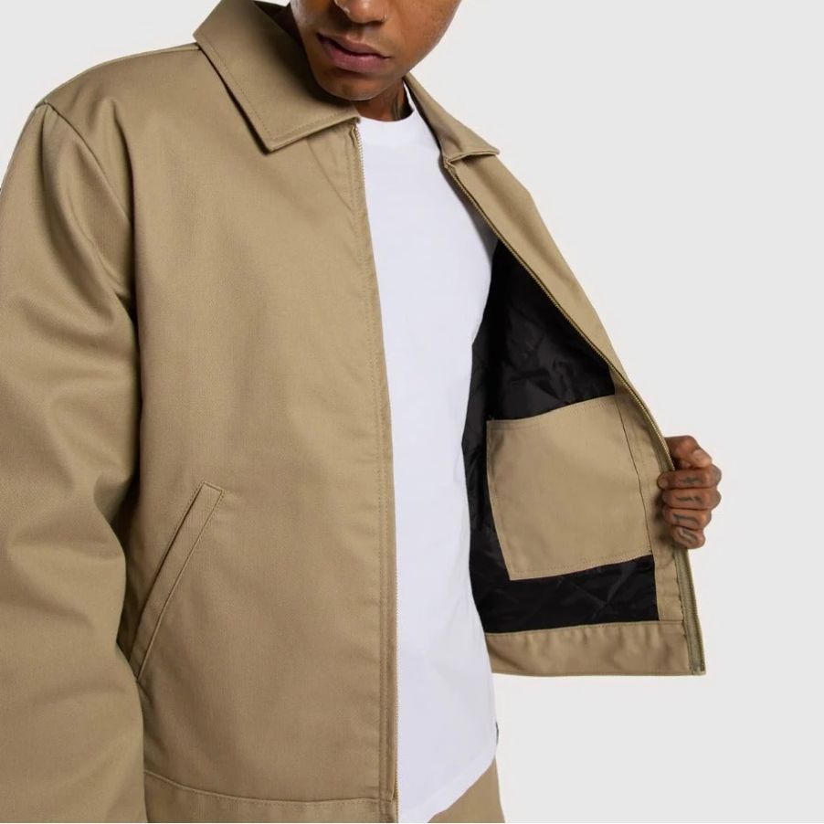 Dickies Lined Eisenhower Jacke Beige