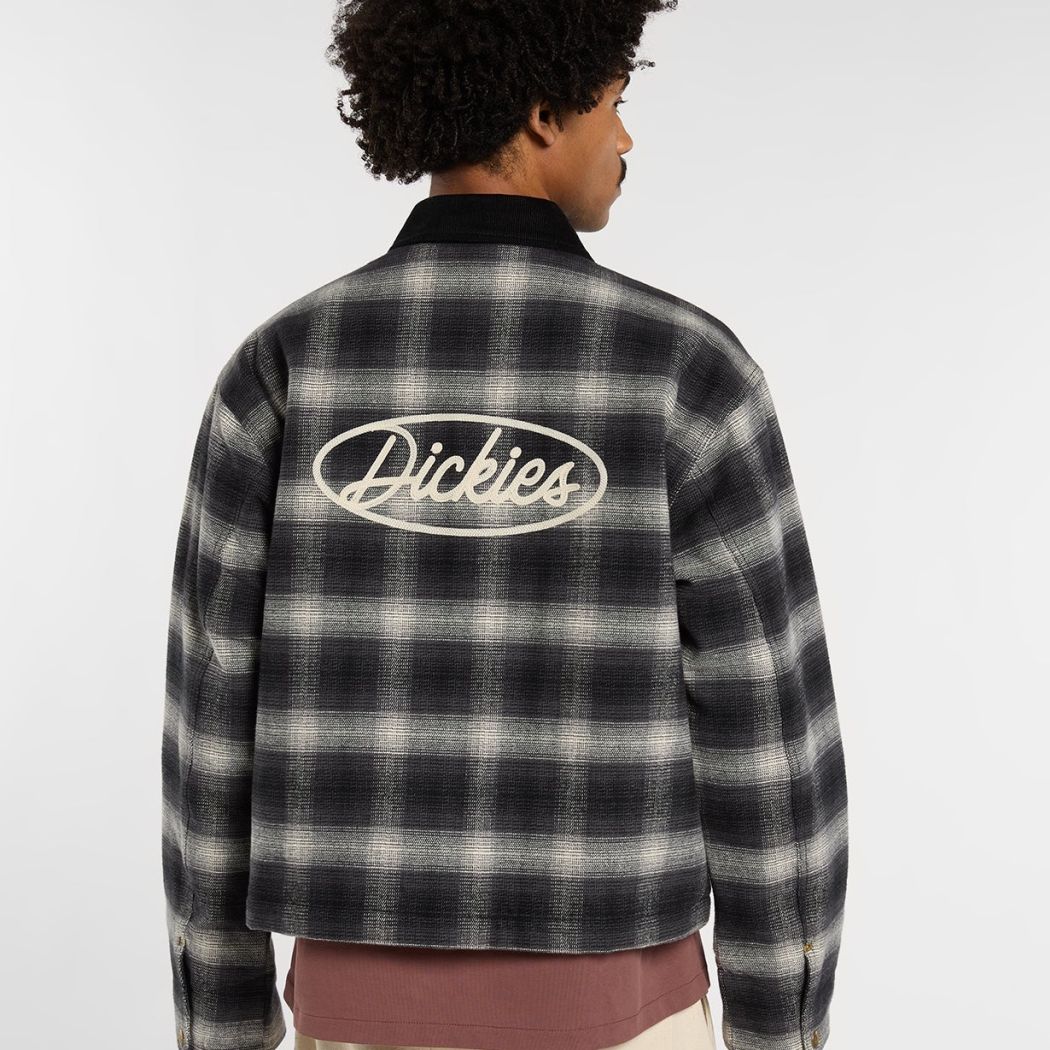 Dickies Taylor Flanelljacke Schwarz
