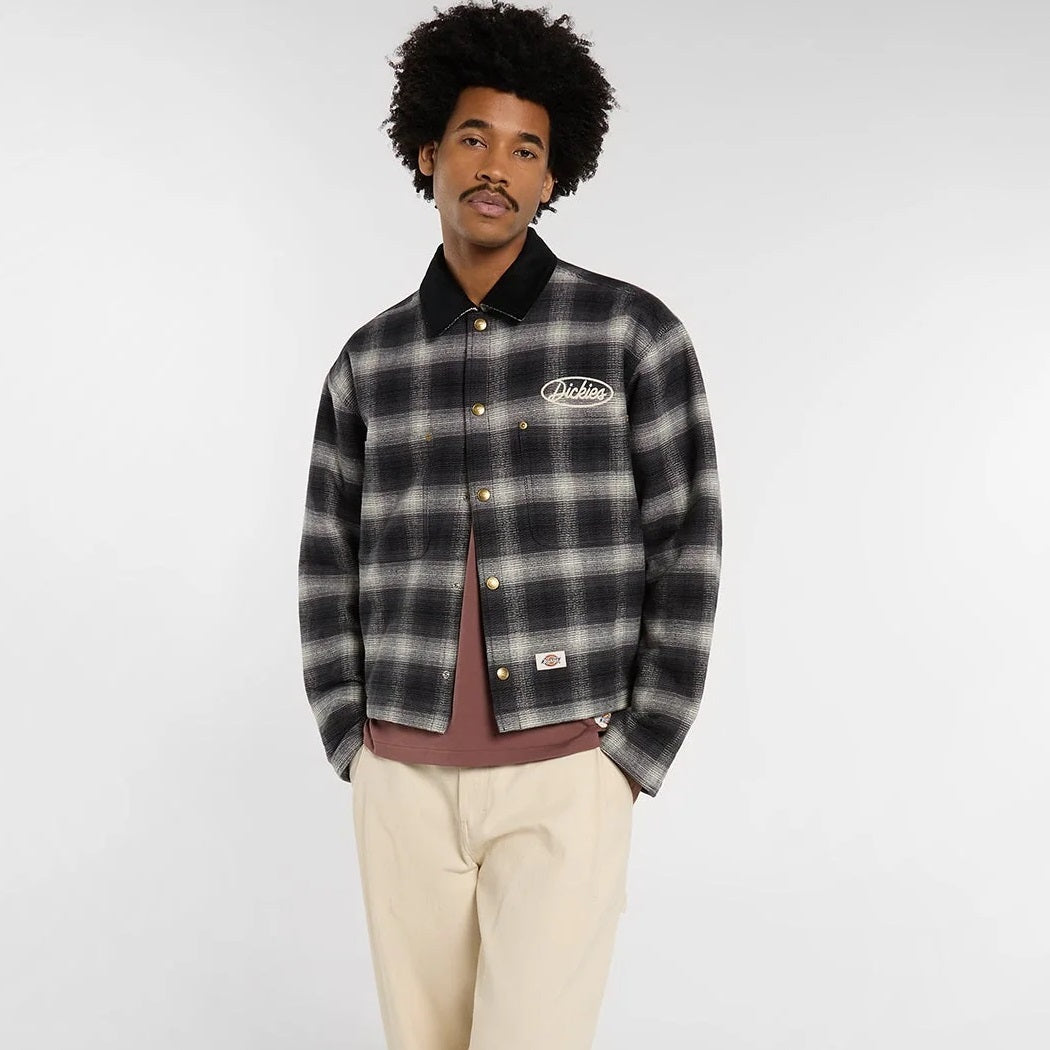 Dickies Taylor Flanelljacke Schwarz