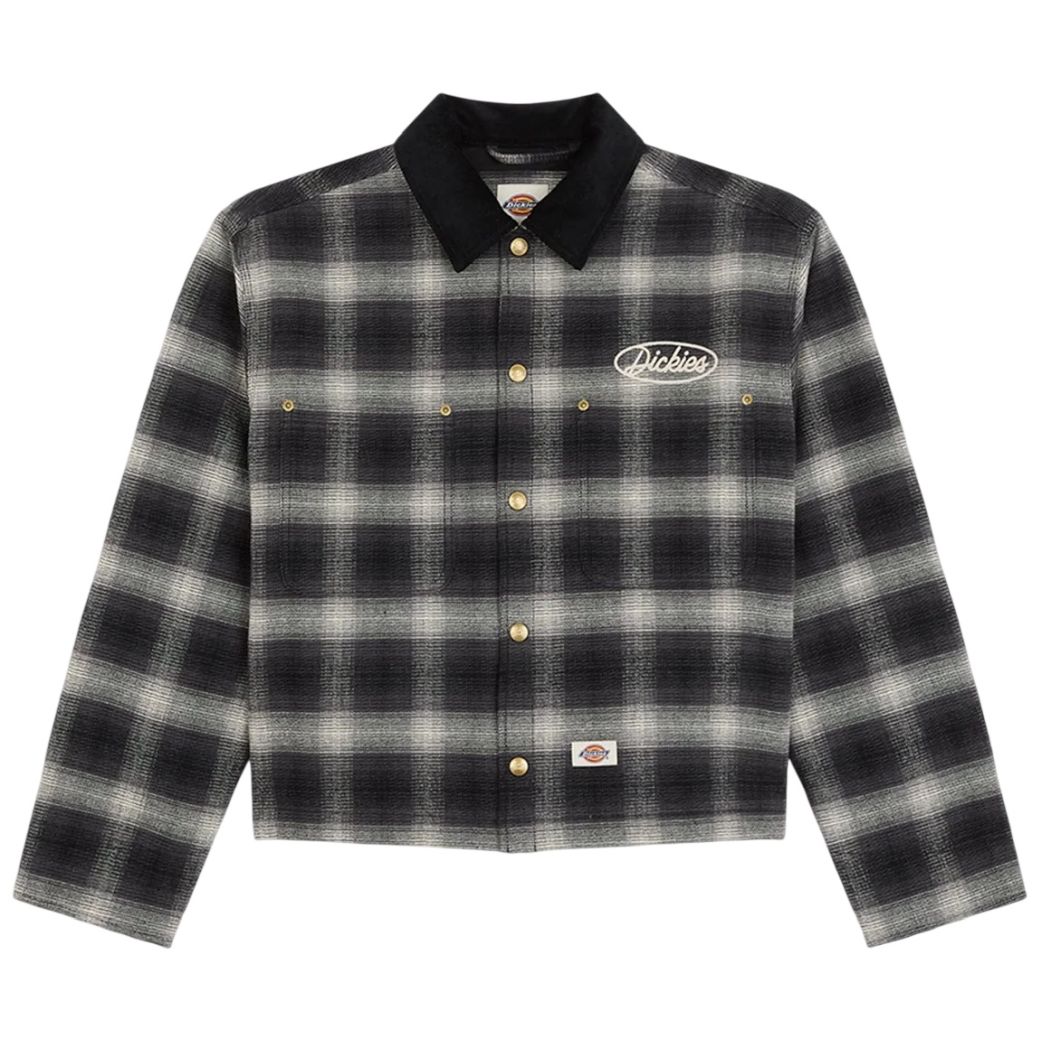 Dickies Taylor Flanelljacke Schwarz