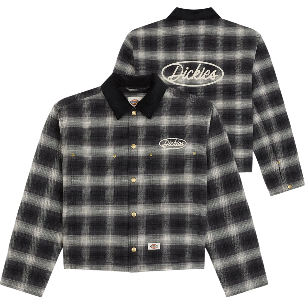 Dickies Taylor Flanelljacke Schwarz