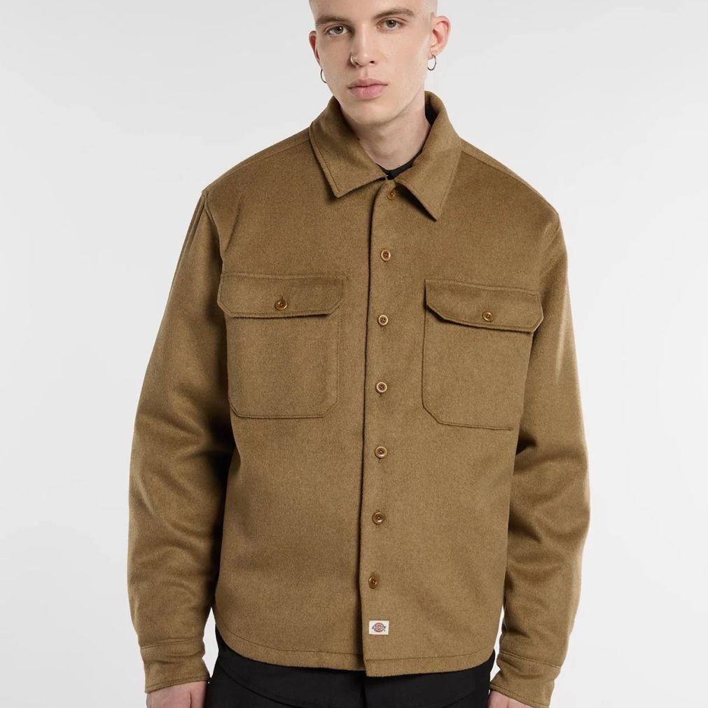 Dickies Torovada Wool Shacket Braun