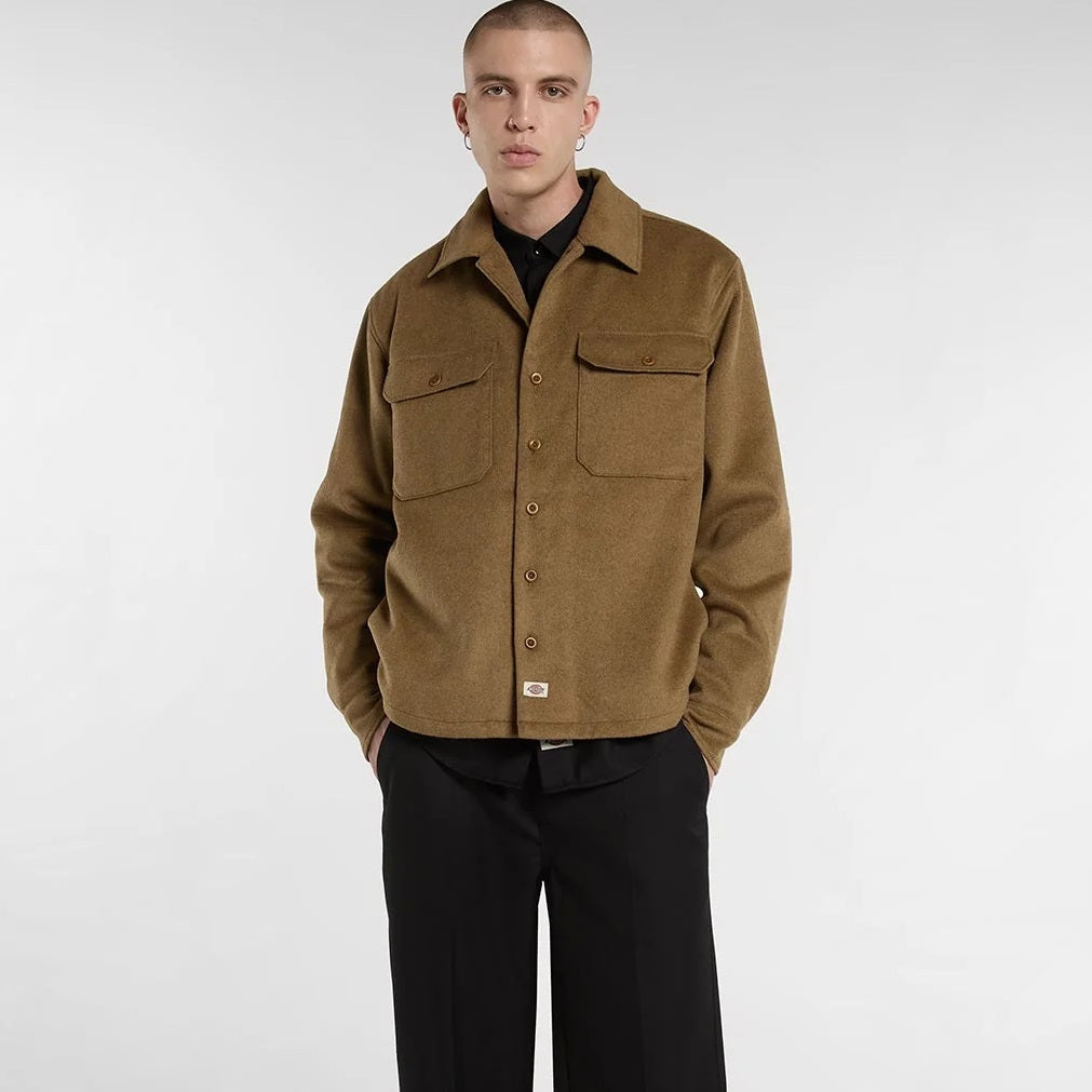 Dickies Torovada Wool Shacket Braun