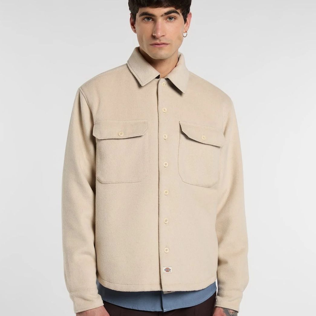 Dickies Torovada Wool Shacket Offwhite