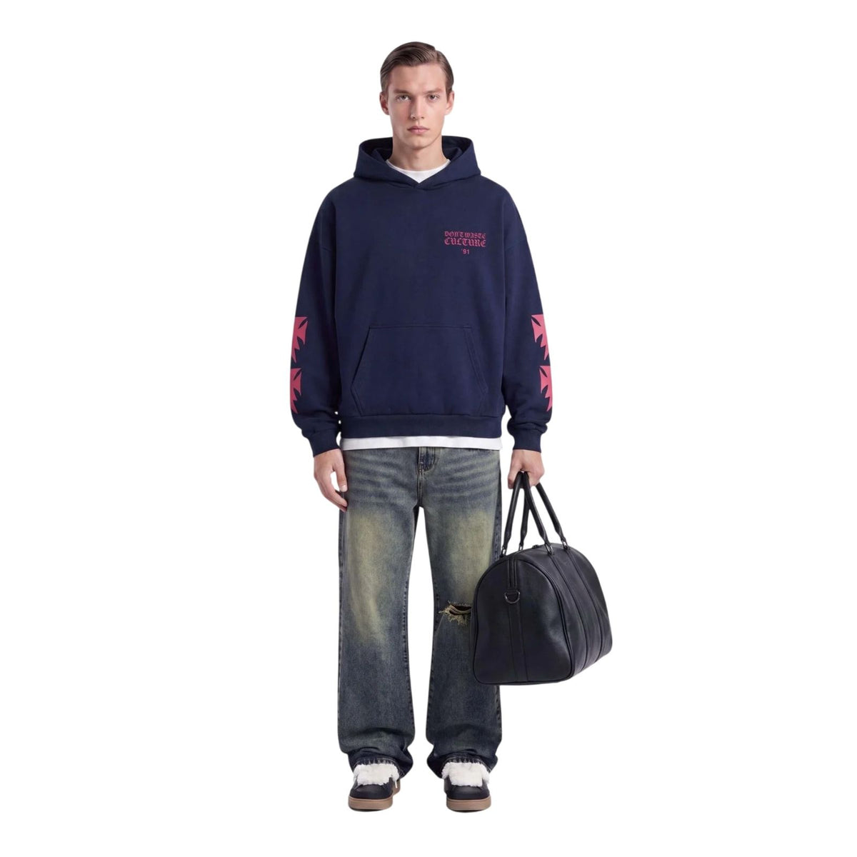 Don’t Waste Culture Arina Kapuzenpullover Marine