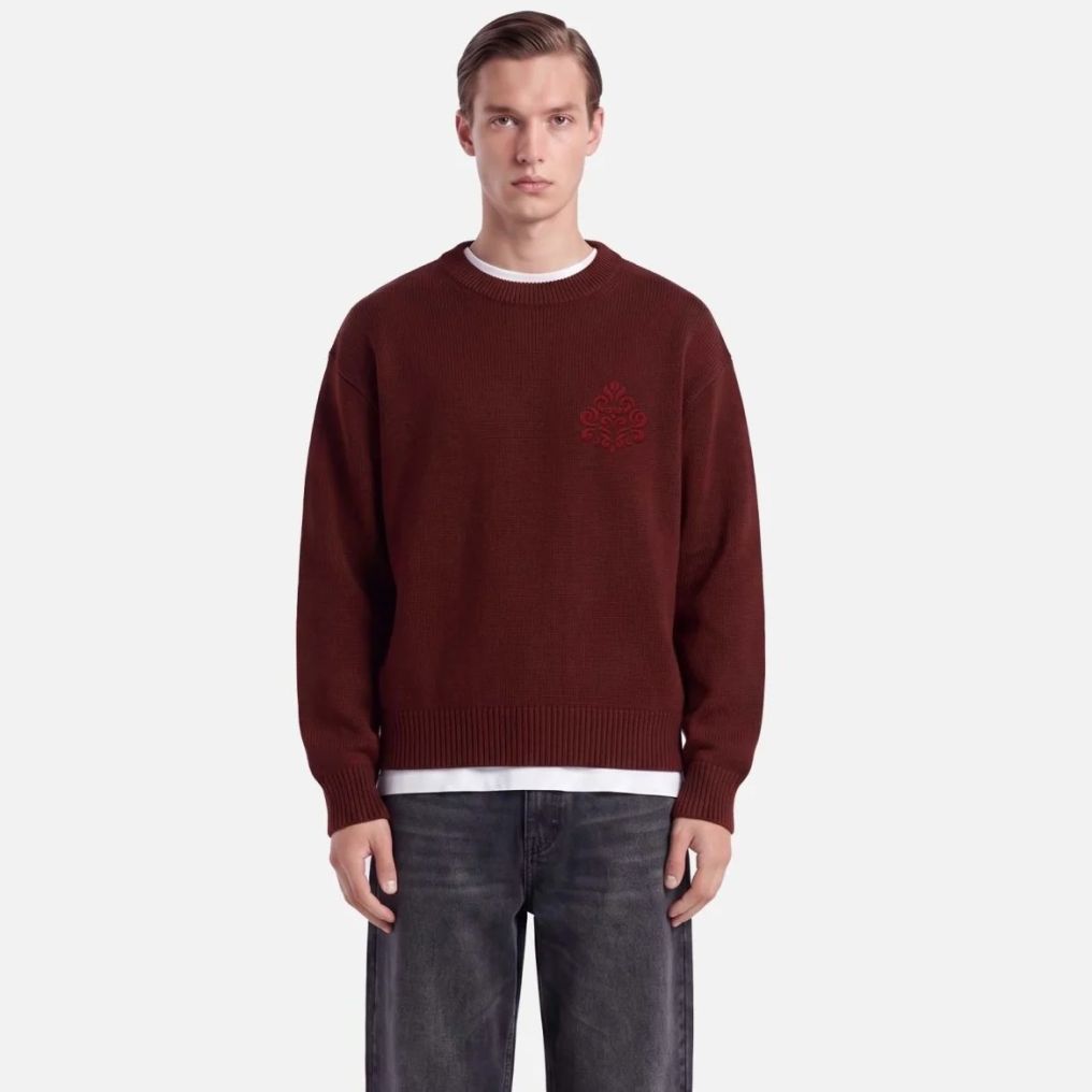 Don’t Waste Culture Aroloa Knitted Pullover Bordeaux